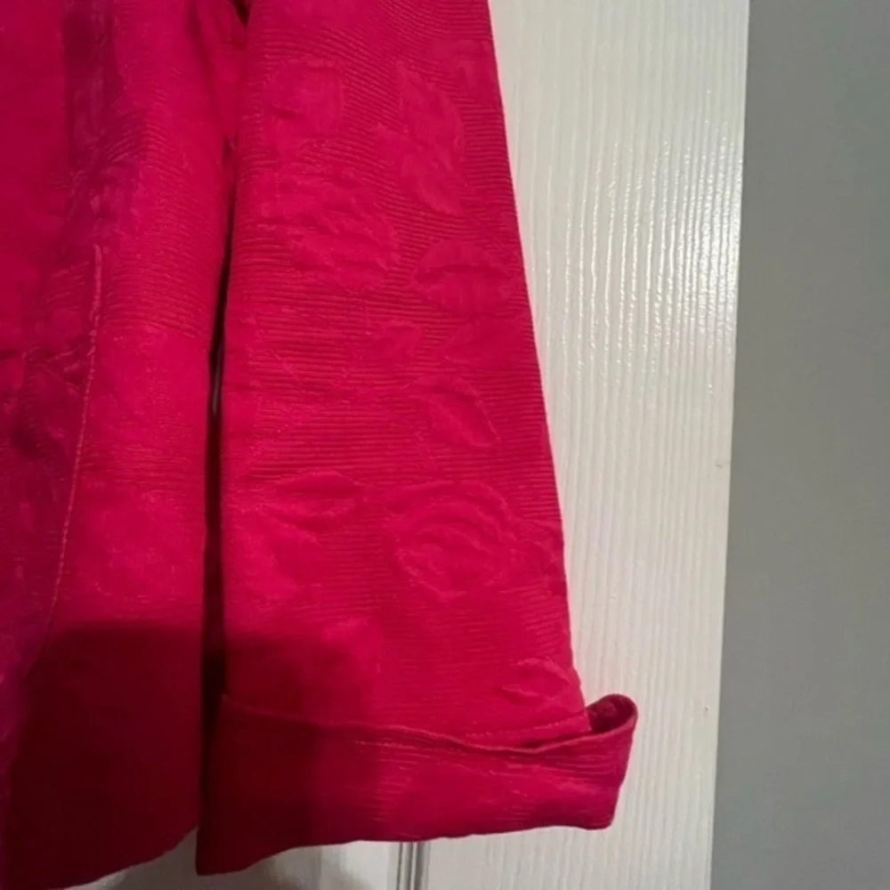 KIM ROGERS Womens Hot Pink‎ Jacket Small - Picture 2 of 4